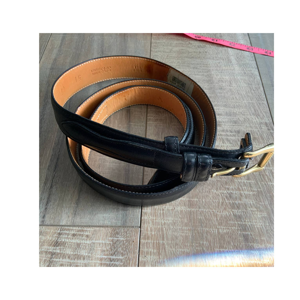 SAS Genuine Leather Ranger Black Belt Size 51 - C1
